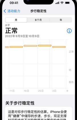 张家界iPhone手机维修如何在iPhone开启'步行稳定性通知'