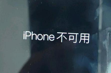 张家界苹果服务网点分享锁屏界面显示“iPhone 不可用”如何解决 